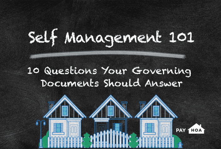 self managed hoa