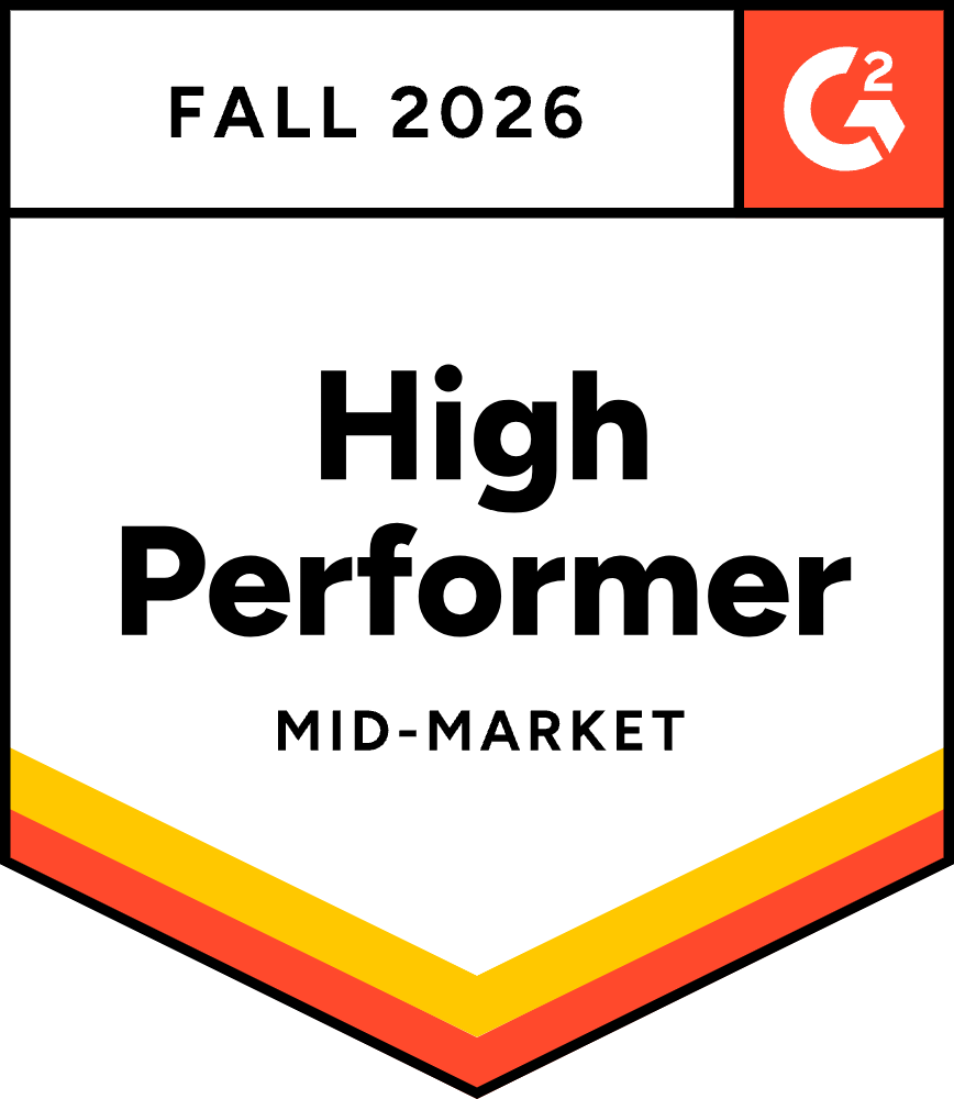 G2 Fall 2026 High Performer - Mid-Market
