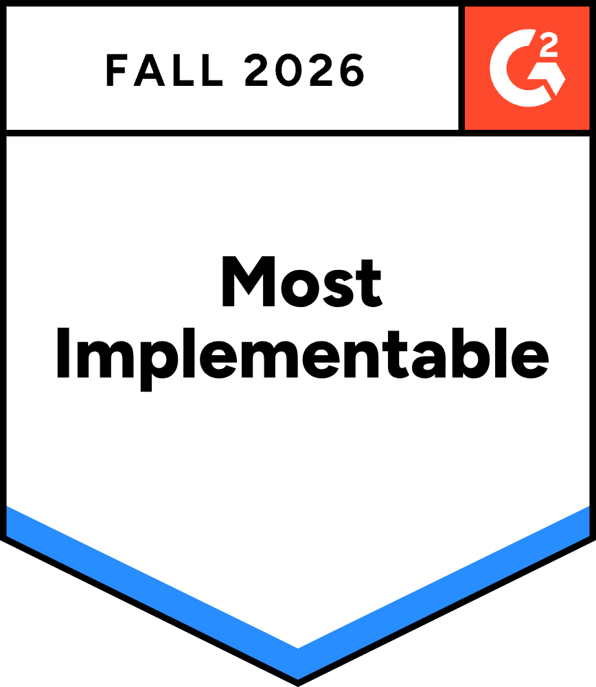G2 Fall 2026 Most Implementable