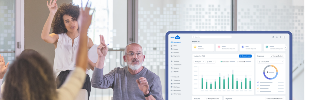 Hybrid community management saves time and money
