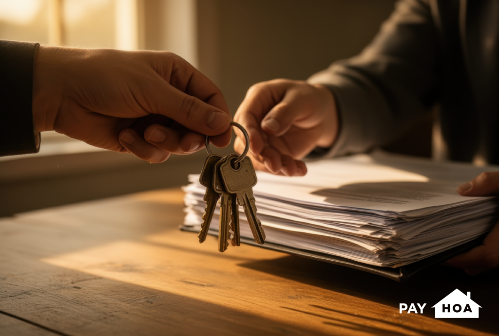 HOA management transition