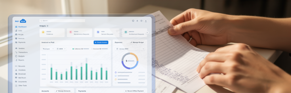 how to read HOA financial statements