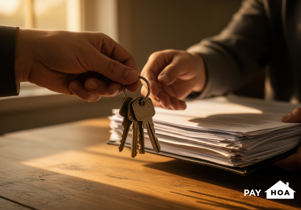 HOA management transition